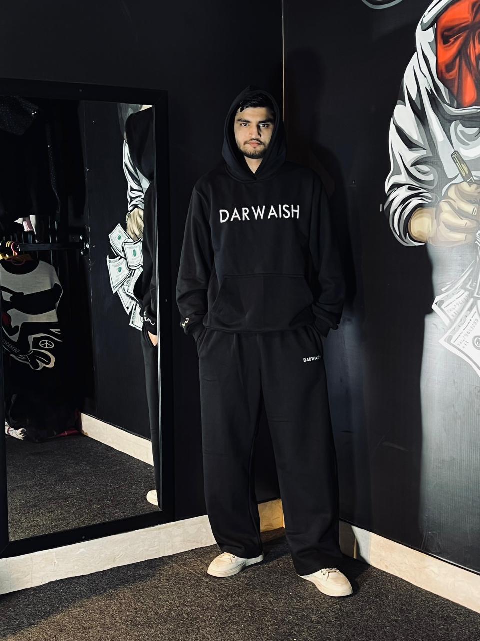 Darwaish Premium Embroidered Sweat Suit